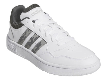 Tenis Adidas Hoops 30 Blanco y Gris para Hombre