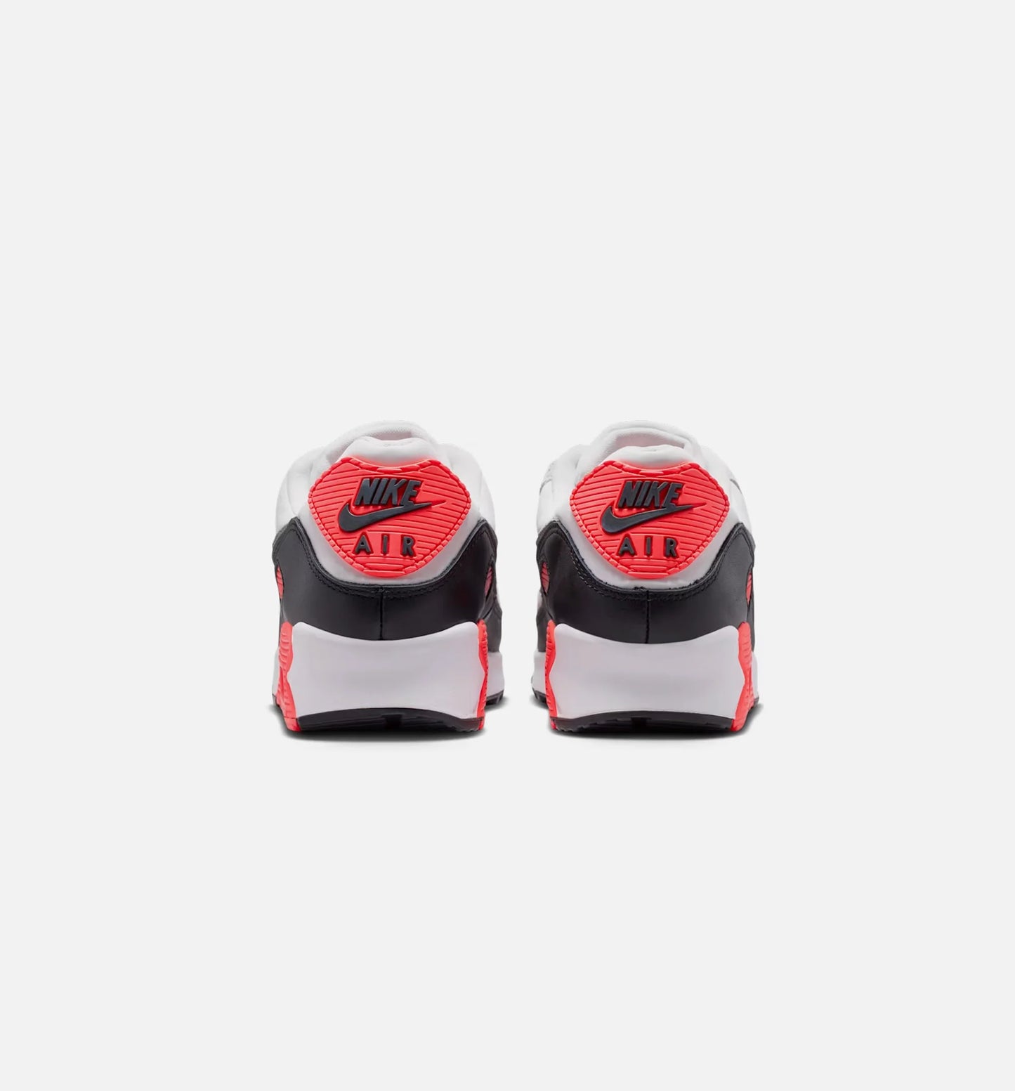 Air Max 90 Infrared 3M Mens Lifestyle Shoe White Cement Grey Infrared Black