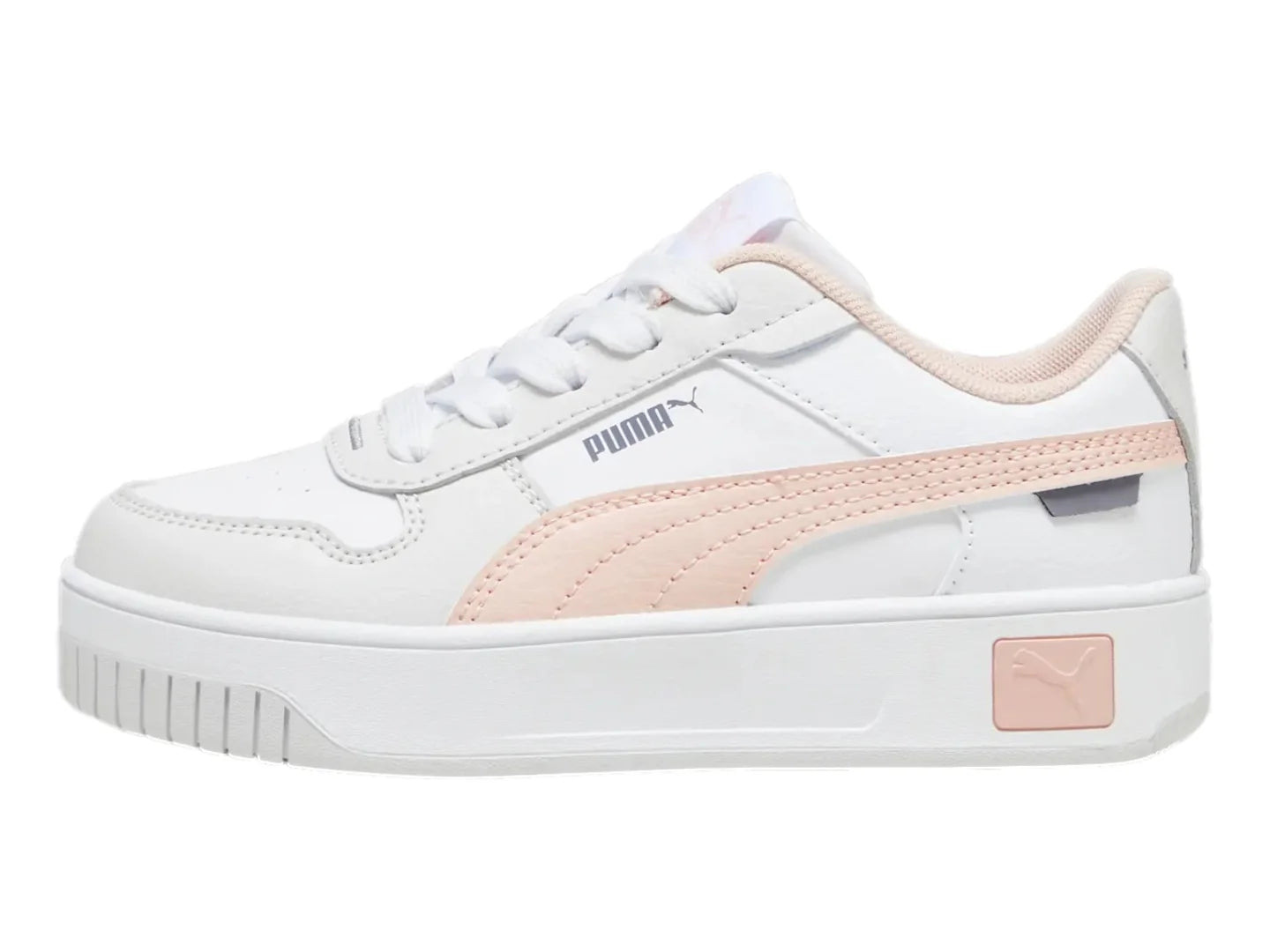 Tenis PUMA Carina Street Blanco y Rosa para Niña