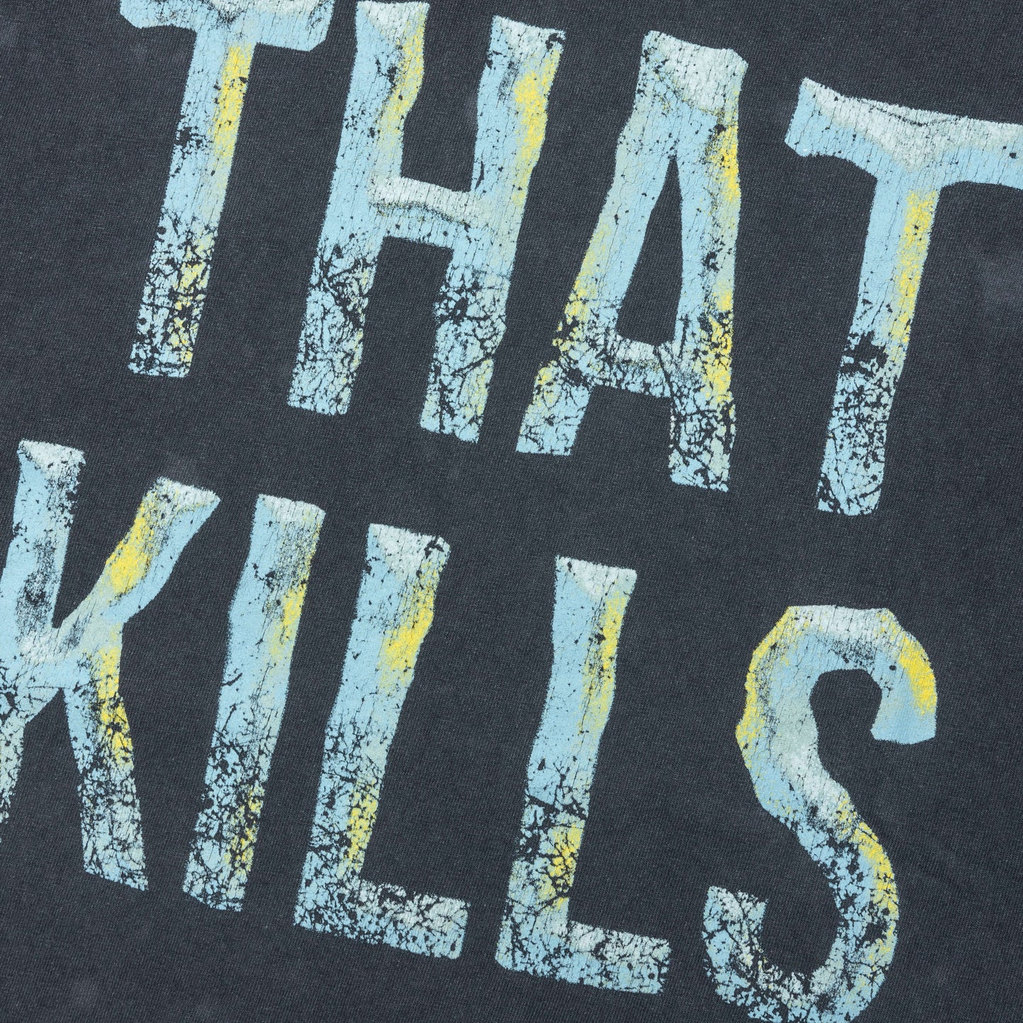 Broken Art That Kills Tee Vintage Black