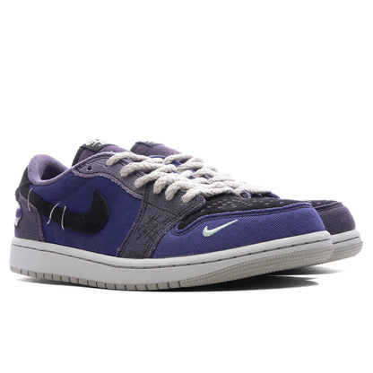 Air Jordan 1 Retro Low OG x Zion Williamson Voodoo Alternate Regency Purple Vapor Green Dark Raisin