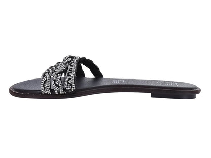 Sandalias Luna Rosa Negro para Mujer
