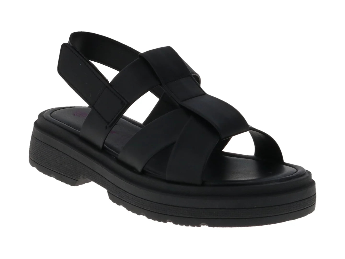 Sandalias Tropicana Negras de Plataforma para Niña