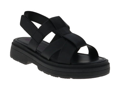 Sandalias Tropicana Negras de Plataforma para Niña