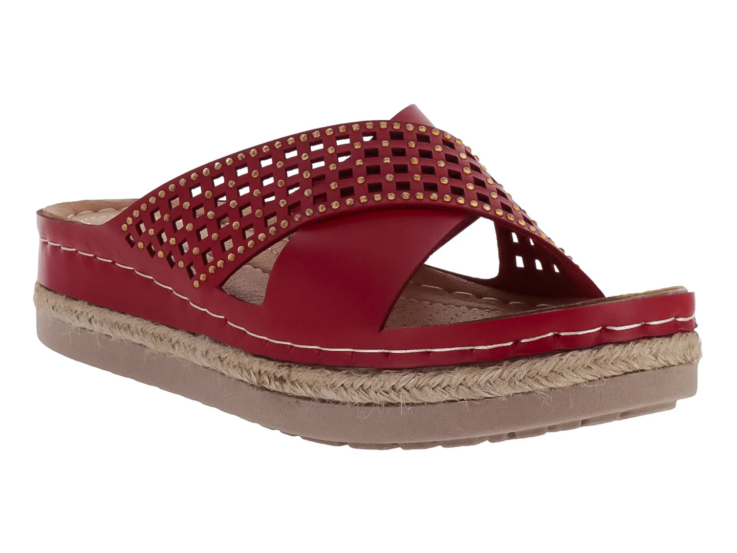 Sandalias FLEXMAS Rojo Malinche para Mujer