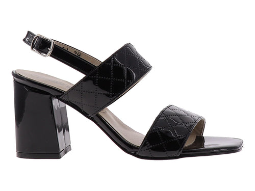 Zapatillas Melissa Garcia Charol Negro para Mujer