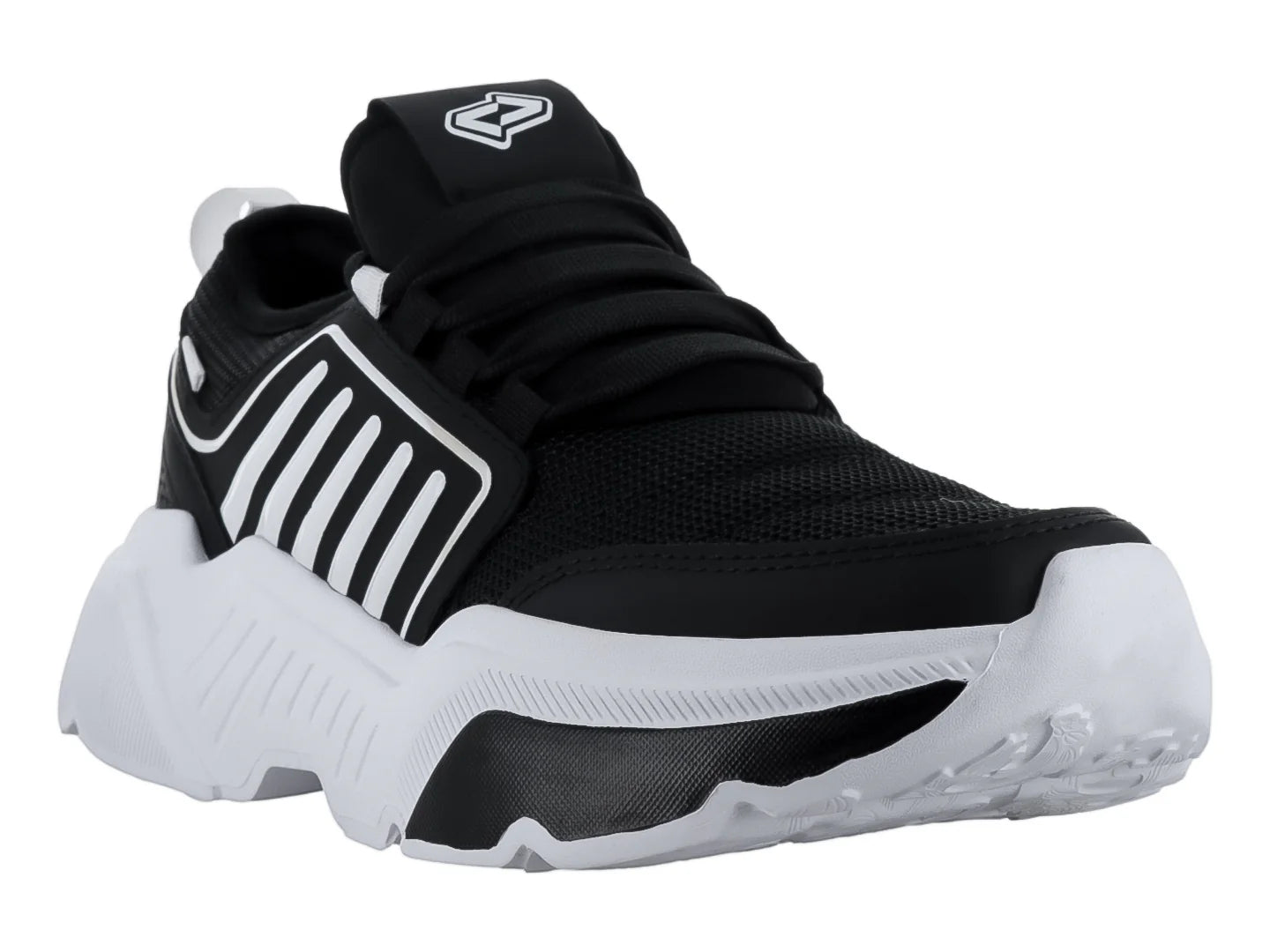 Tenis de Baloncesto THENTIC Negro y Blanco para Hombre