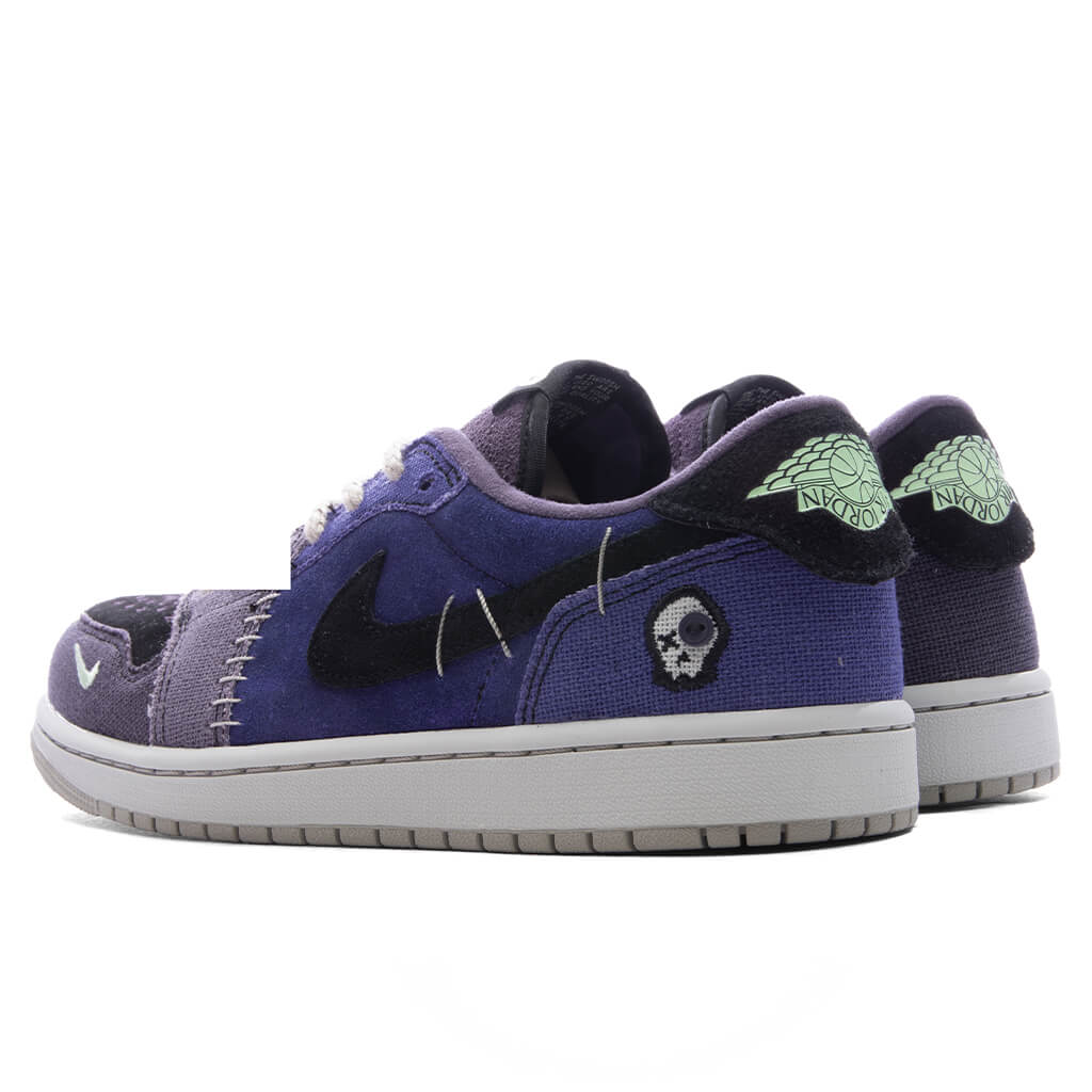 Air Jordan 1 Retro Low OG x Zion Williamson Voodoo Alternate Regency Purple Vapor Green Dark Raisin