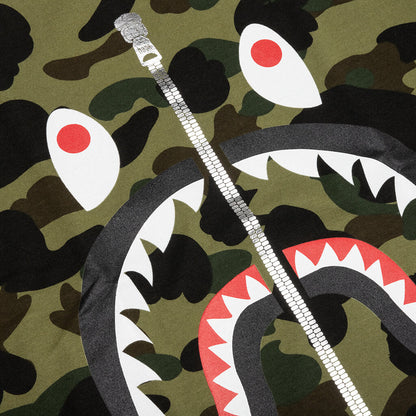 1st Camo Shark Tee Green