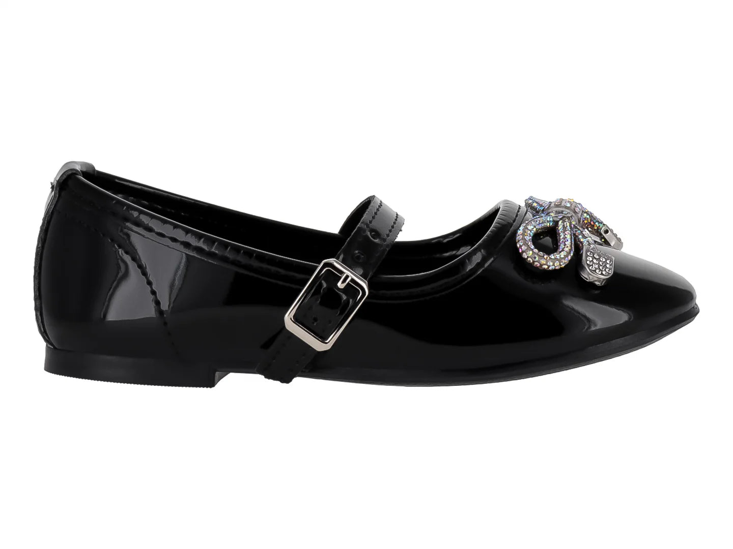 Zapatos Planos 4EVER de Charol Negro para Niña