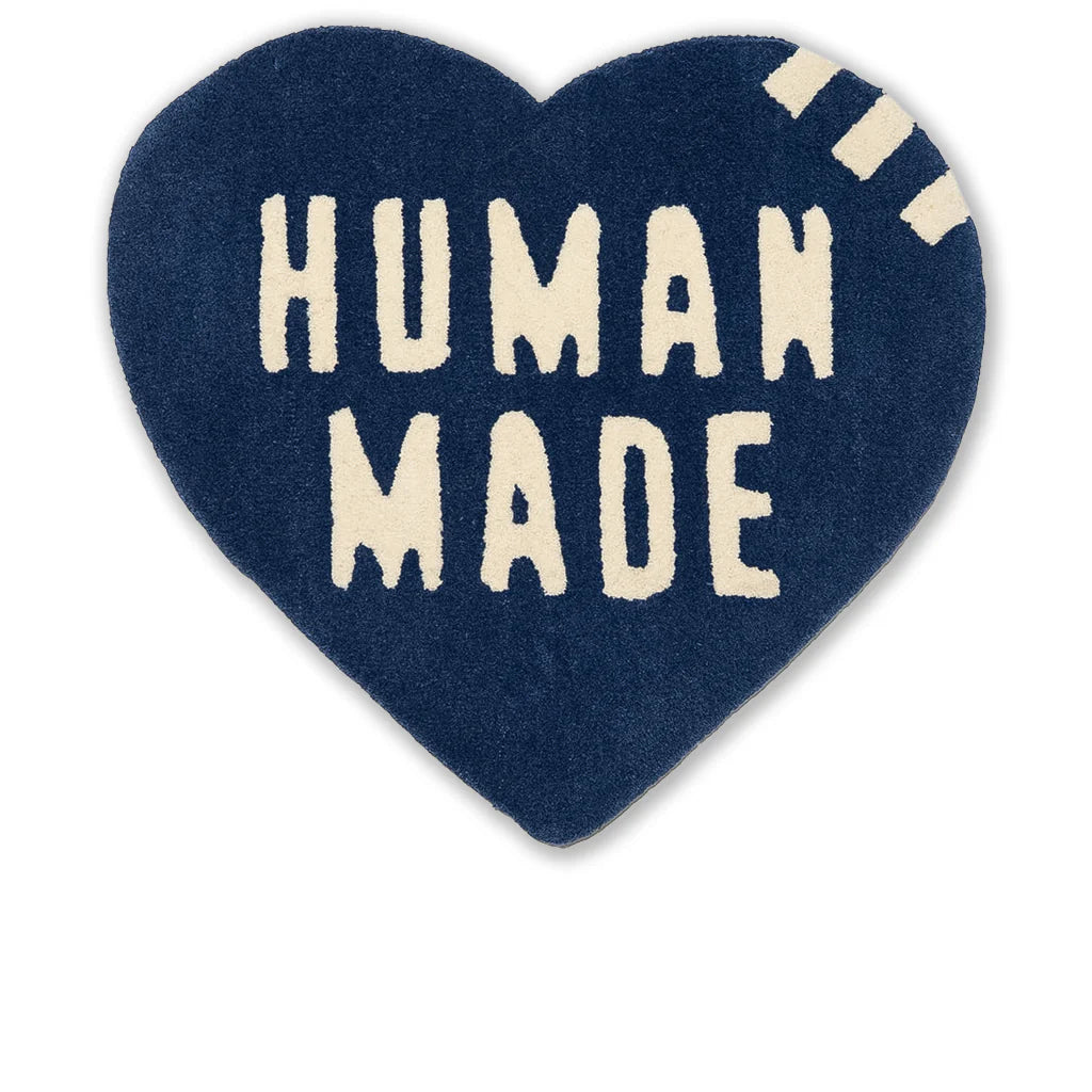 Heart Rug Small Navy