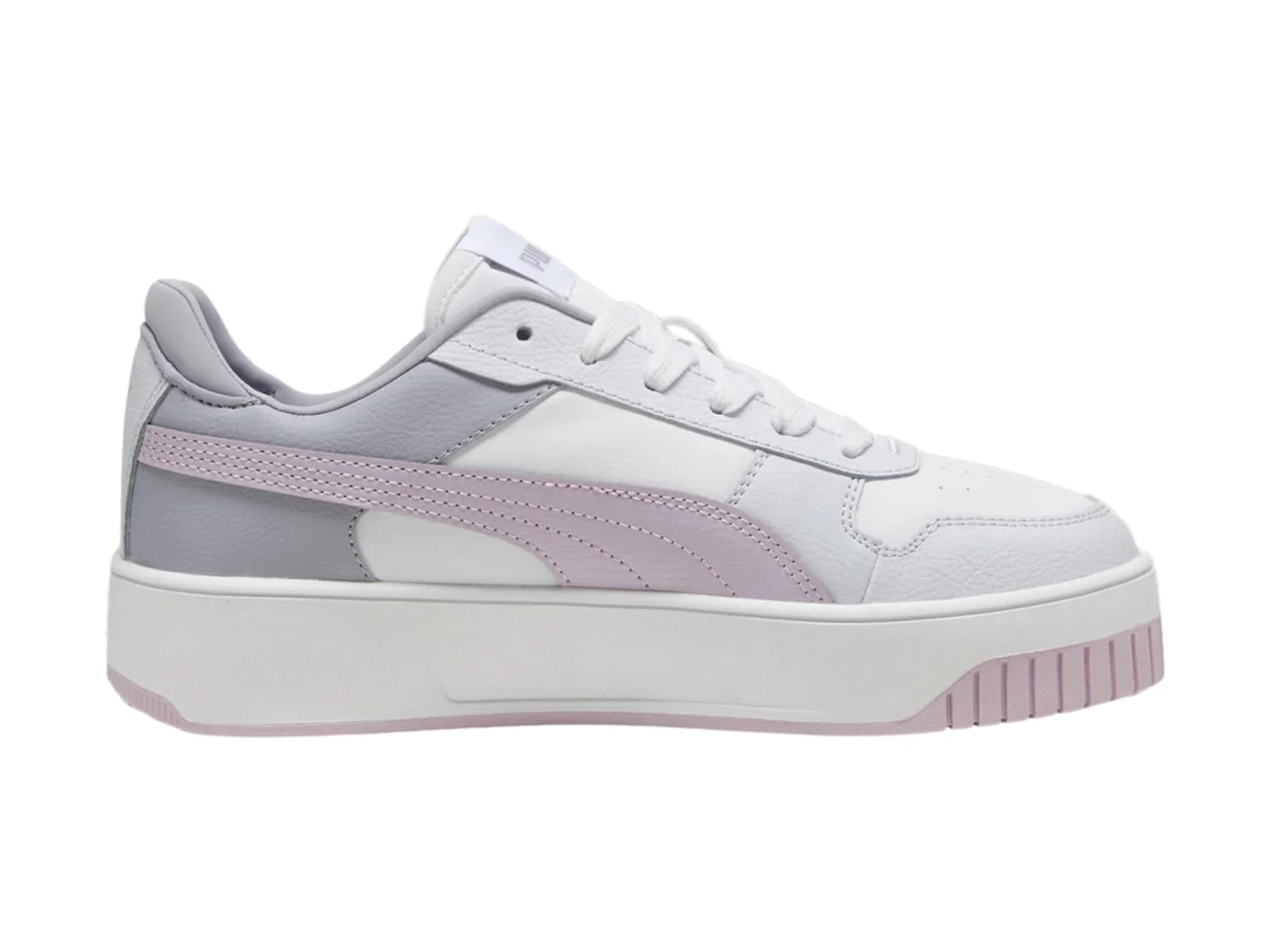 Tenis PUMA Carina Street Blanco y Morado para Mujer
