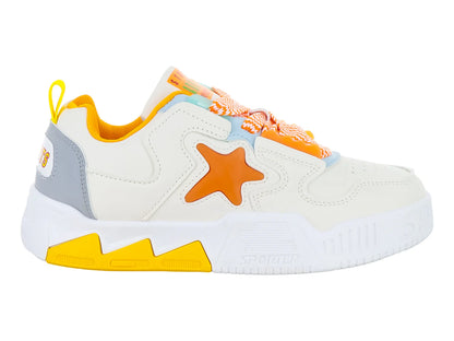 Tenis ZAEM Beige y Naranja para Mujer