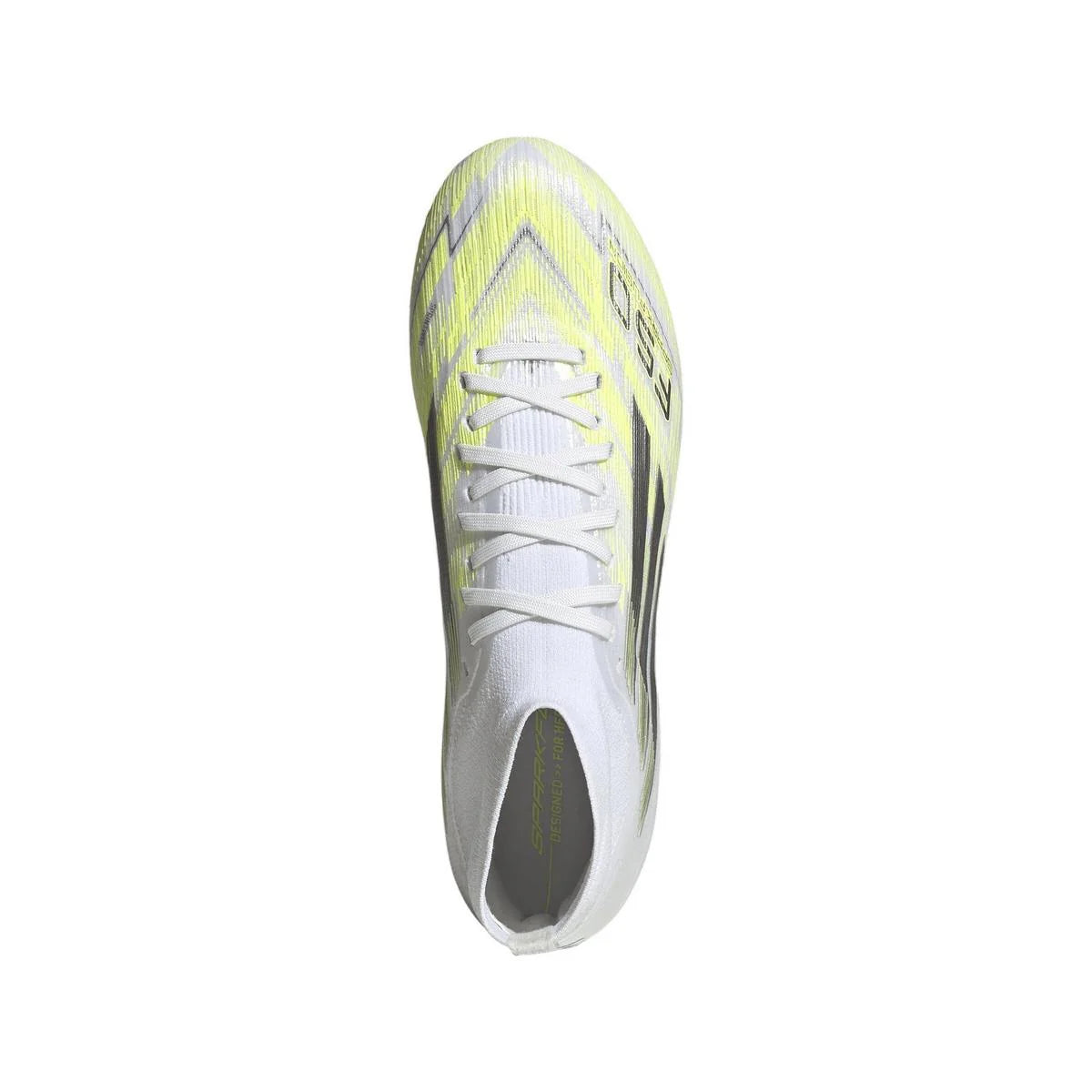 adidas F50 Sparkfusion Pro Mid Cut FG AG Womens Soccer Cleats White Iron Yellow