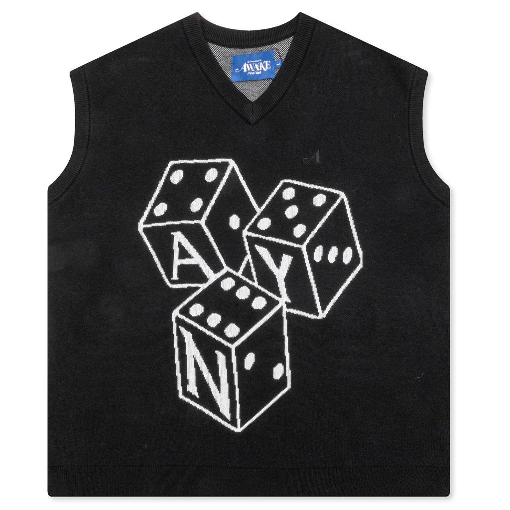 Dice Vest Black