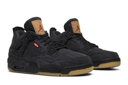 Levis x Jordan 4 Retro Black Denim
