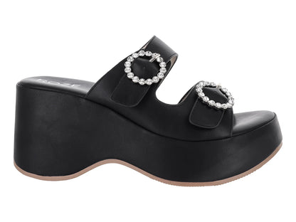 Sandalias ROZE Plataforma Negro para Mujer