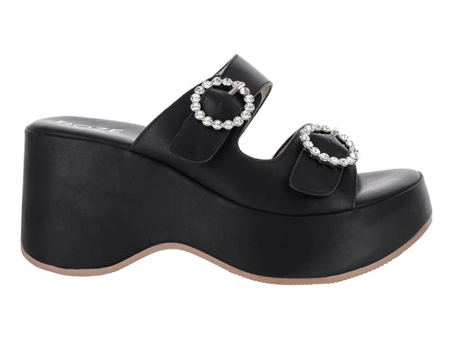 Sandalias ROZE Plataforma Negro para Mujer