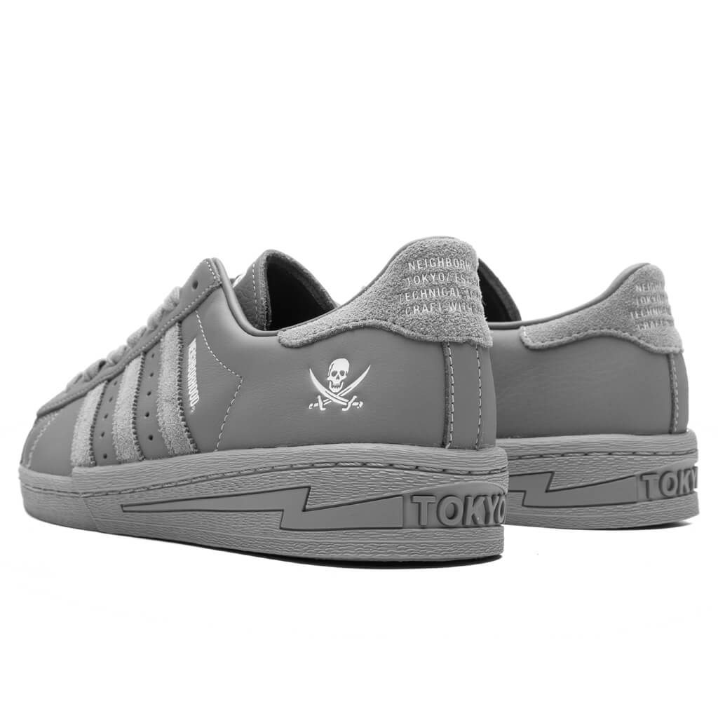 Adidas x Neighborhood Superstar Grey Grey Cloud White