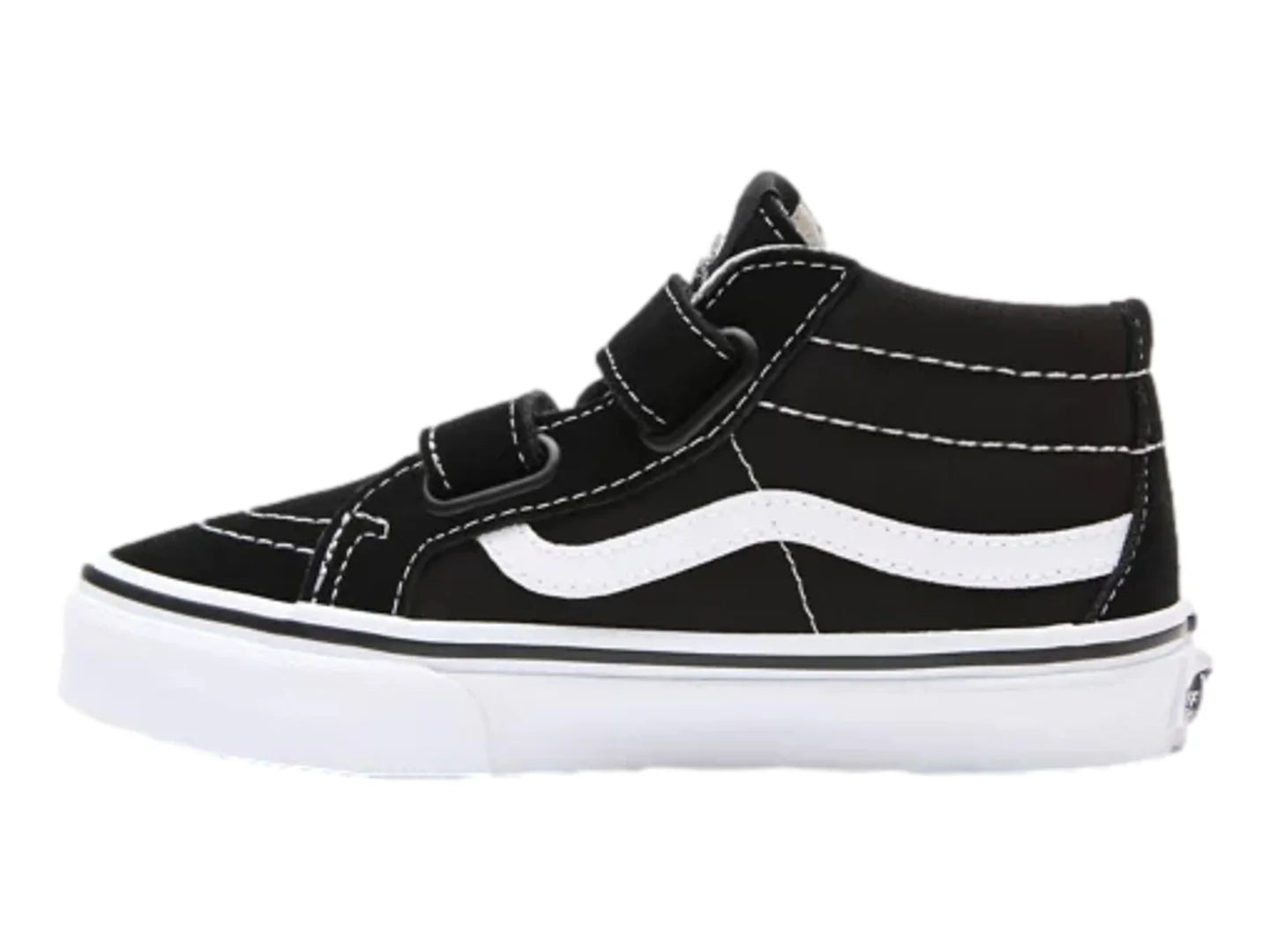 Tenis Vans Sk8 Mid Reissue Negro y Blanco para Niño