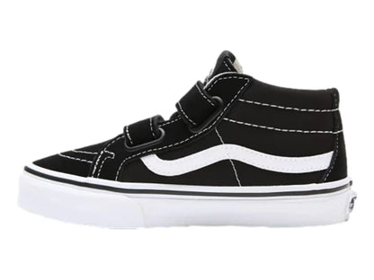Tenis Vans Sk8 Mid Reissue Negro y Blanco para Niño