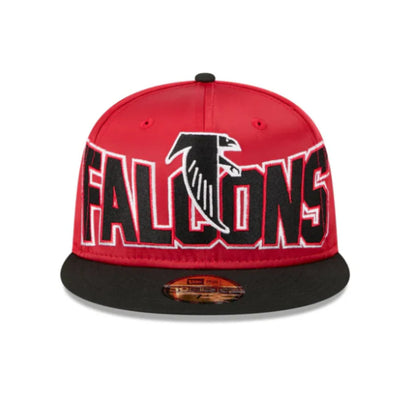 New Era 5950 Atlanta Falcons Satin Fitted - Dark Red