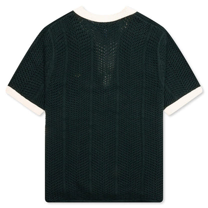 Adidas Originals x CLOT Knit Polo by Edison Chen Green Night