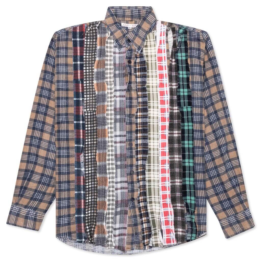 Needles Flannel Shirt Ribbon Shirt Assorted