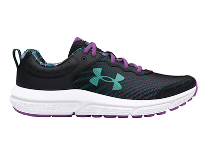 Tenis Under Armour Assert 10 Print Negro para Niña