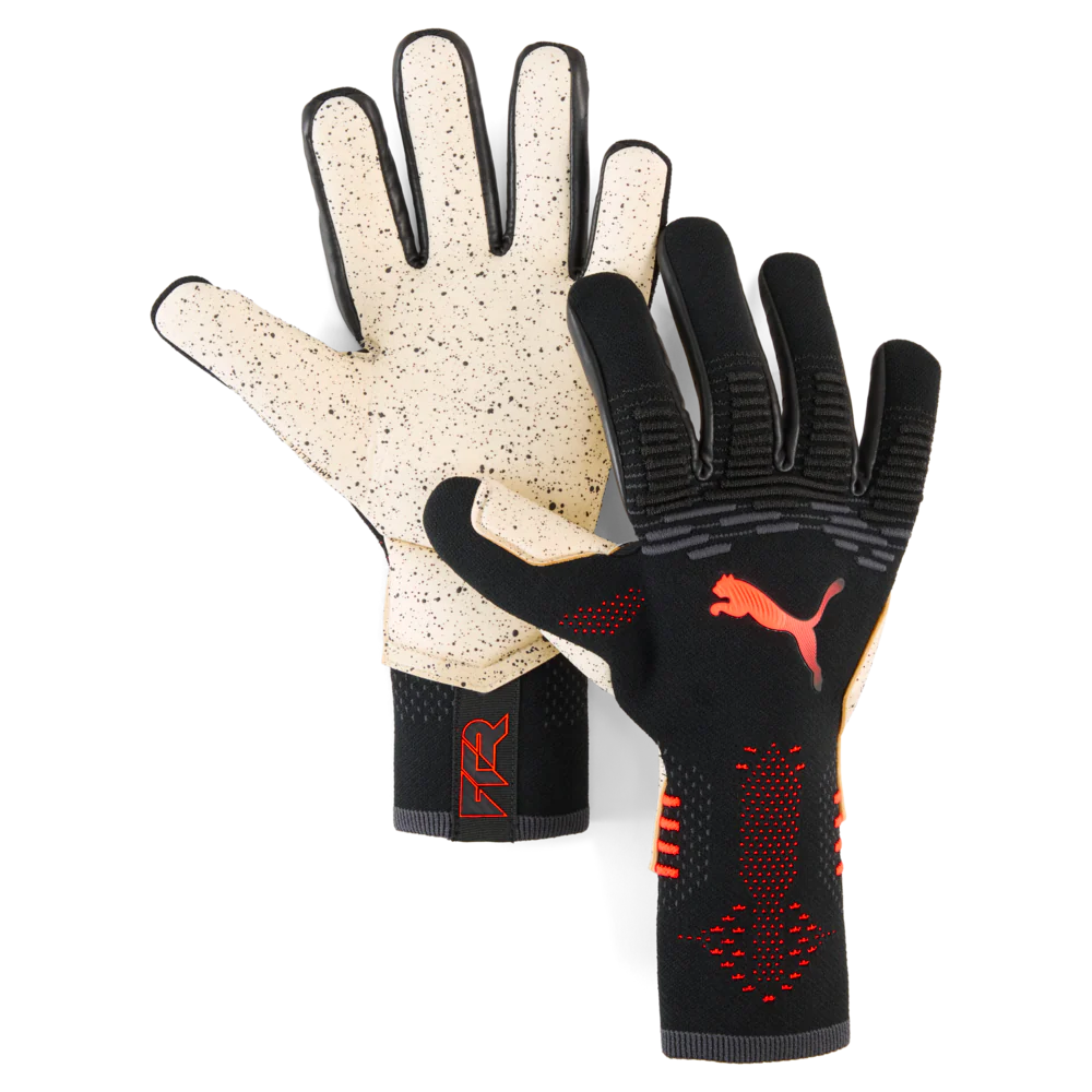 PUMA Future Ultimate NC Goalkeeper Soccer Gloves Black Red