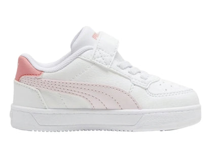 Tenis PUMA Caven 20 Blanco y Rosa para Niña