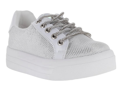 Tenis Divitas Plata para Niña