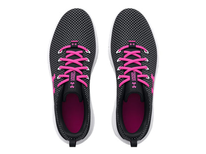 Tenis Under Armour UA W Phade RN Negro y Rosa para Mujer