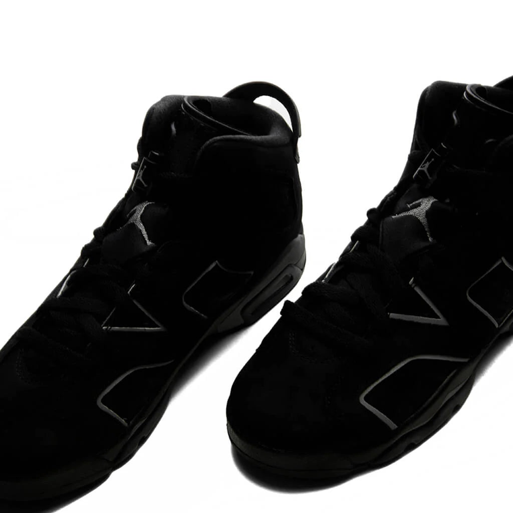Air Jordan 6 Retro Cap and Gown GS Black Reflect Silver Black