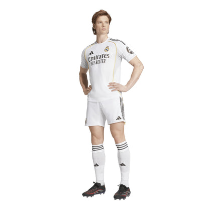 adidas Real Madrid Home Authentic Mens Soccer Jersey 25 26 White