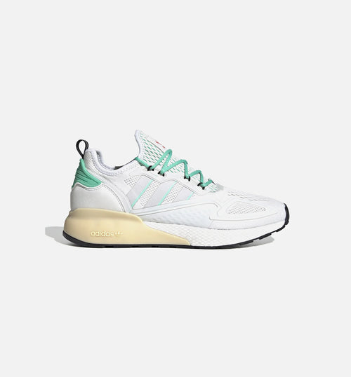 ZX 2K Boost Mens Lifestyle Shoe White Grey Green