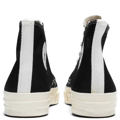 Converse x Comme Des Garcons PLAY All Star Chuck 70 Hi Small Red Heart Black