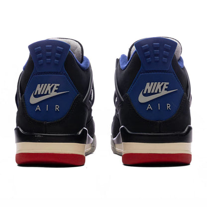 Air Jordan 4 Retro Rare Air GS Black Fire Red Deep Royal Blue