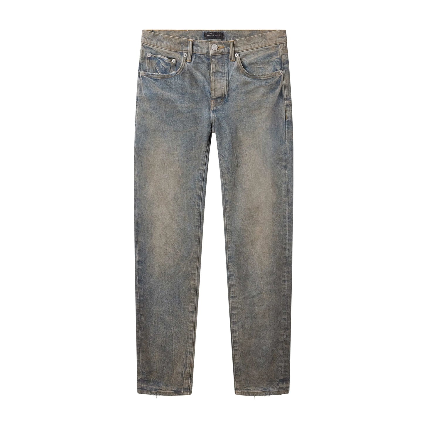 Purple Skinny Monterrico Mud Denim - Light Indigo