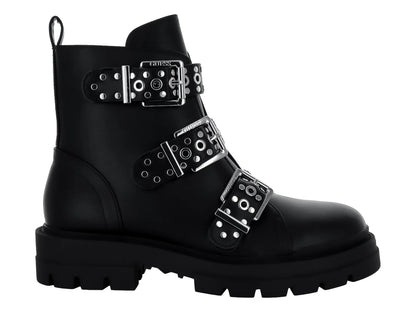 Botines Combat Guess Negros para Mujer