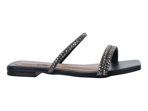 Sandalias Luna Rosa Negro para Mujer