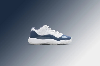 Air Jordan 11 Retro Low GS White Midnight Navy Diffused Blue