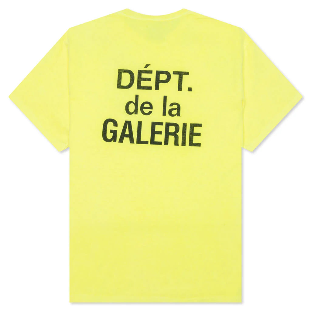 French Tee Fluorescent Yellow