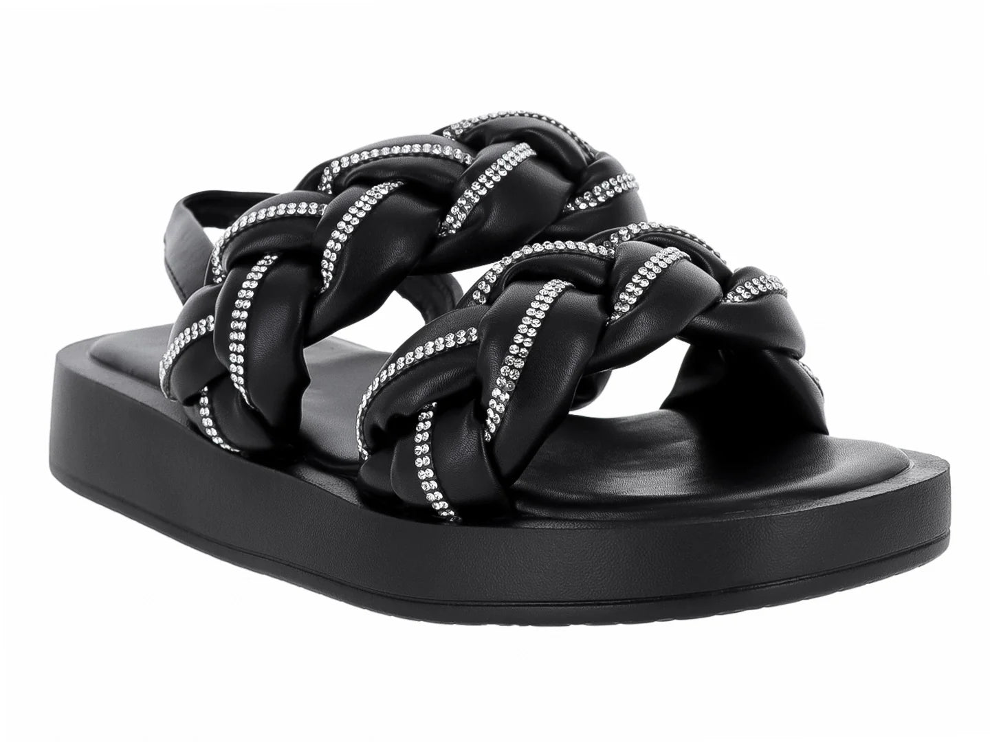 Sandalias Roze Color Negro para Mujer