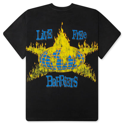World In Flames S S Tee Black