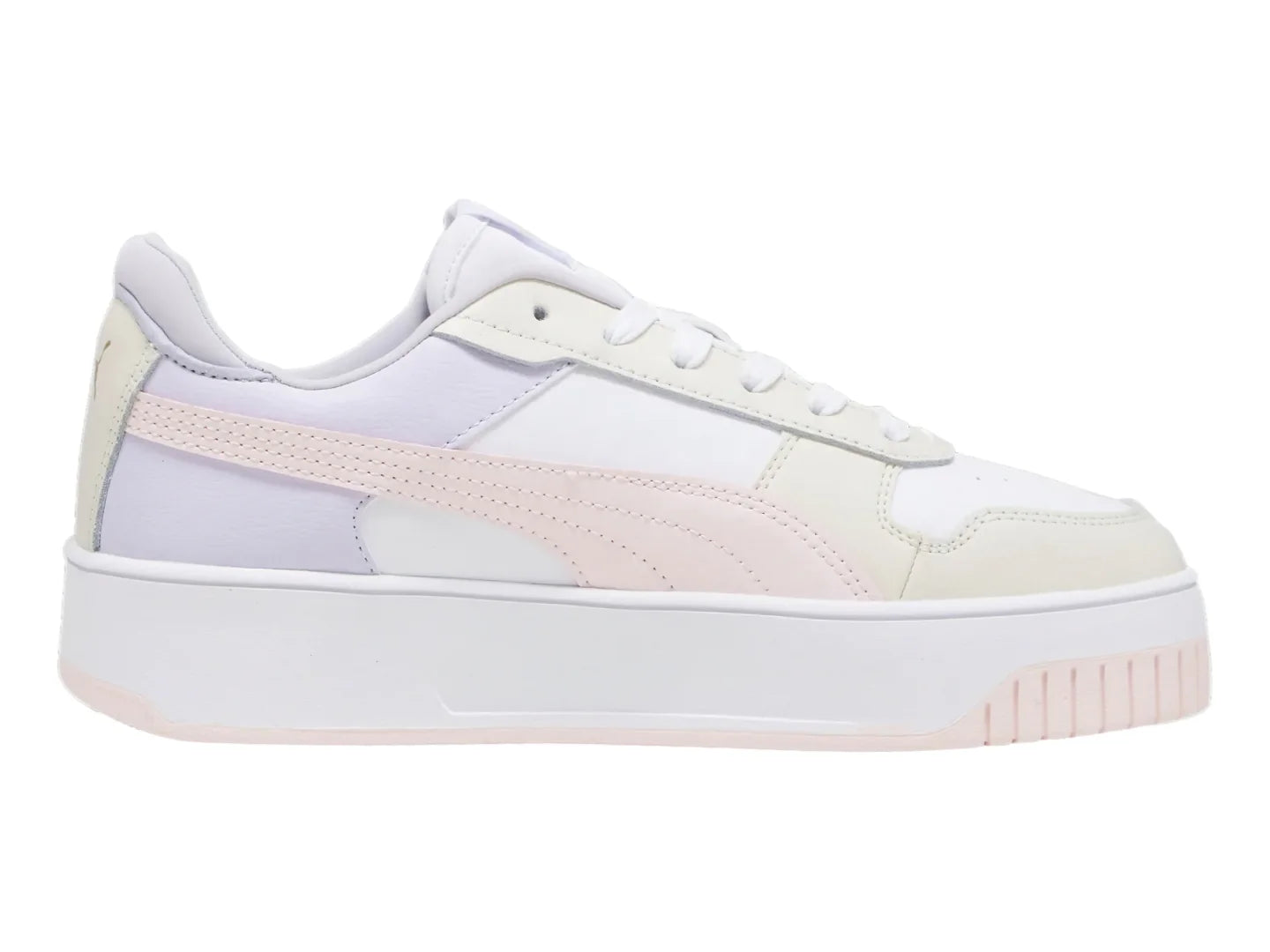 Tenis PUMA Carina Street Blanco y Rosa para Mujer