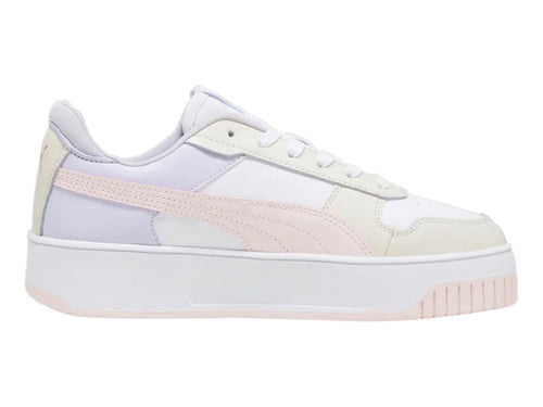 Tenis PUMA Carina Street Blanco y Rosa para Mujer