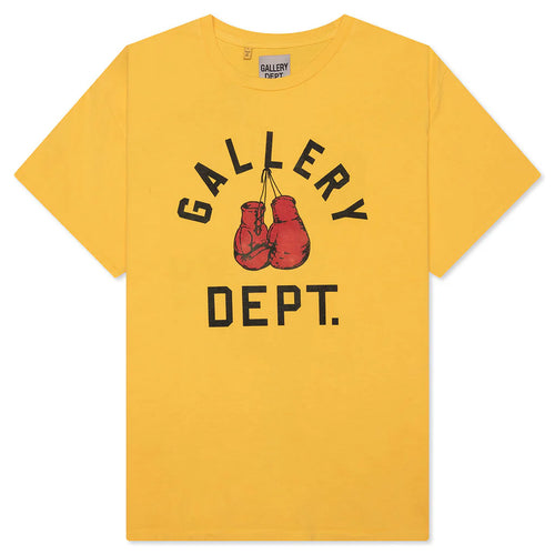Boxing Merch Tee Gold Yellow