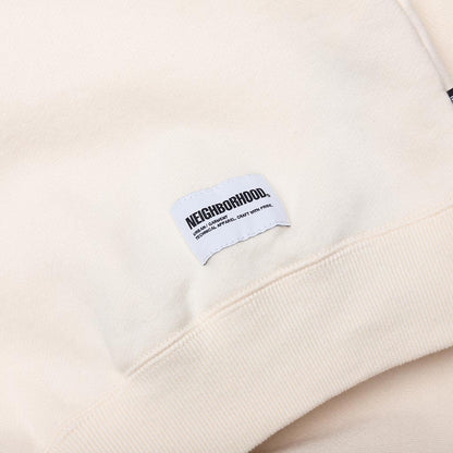 Classic Sweat L S Shirt Ivory