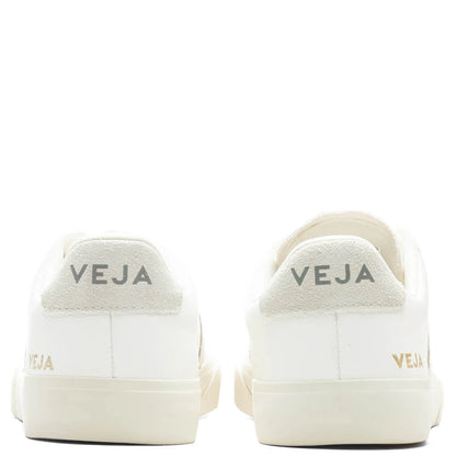 Womens Campo Chromefree Extra White Natural Suede